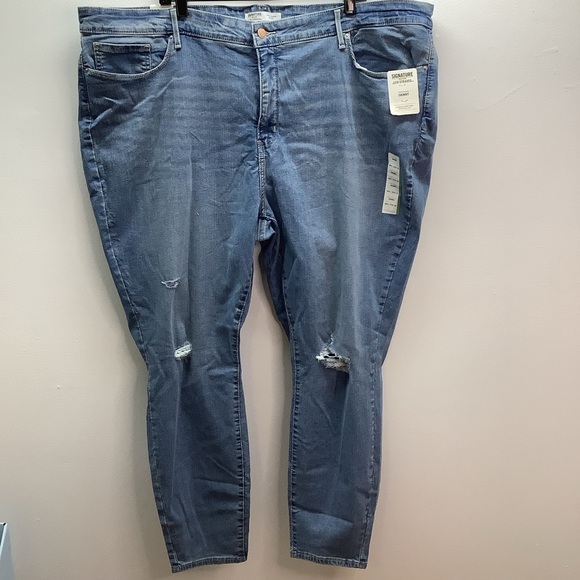 Signature by Levi Strauss Size 39X30 Light Blue Skinny Jeans. New With Tags. - Picture 2 of 9